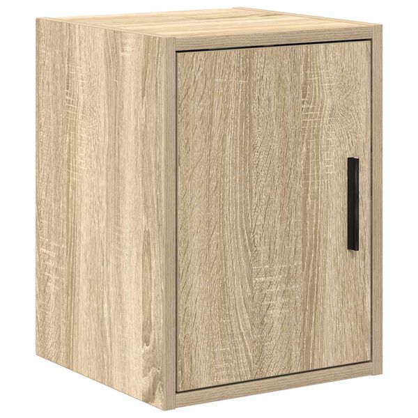 vidaXL Garage Wall Cabinet Sonoma Oak Engineered Wood