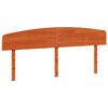 vidaXL Headboard Wax Brown 200 cm Solid Wood Pine