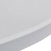 Standing Table Cover &Oslash;70cm White Stretch 2 pcs