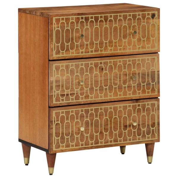 vidaXL Side Cabinet 60x33x75 cm Solid Wood Mango