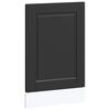 vidaXL Dishwasher Panel Porto Black 45x1,5x57 cm Engineered Wood