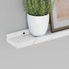 vidaXL Wall Shelf 4 pcs White Marble 40 x 9 x 3 cm Engineered Wood