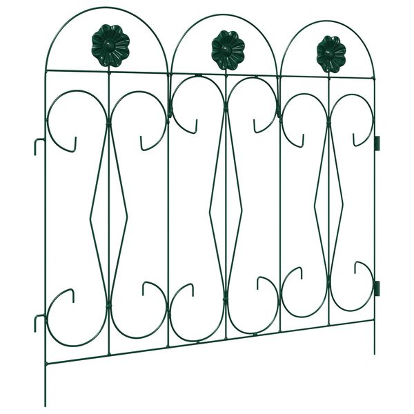 vidaXL Garden Fence Trellis Green 305.5 x 55.5 x 0.3 cm