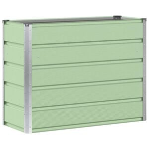 vidaXL Planter Green 100 x 40 x 75 cm Steel