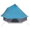 vidaXL Family Tipi Tent Folding Blue and Grey 400 x 346 x 250 cm