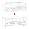 vidaXL TV Cabinet Pink 101.5x39x43.5 cm Cold-rolled Steel