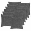 vidaXL Cushion Cover 12 pcs HOUTEN Dark Grey 45 x 45 cm