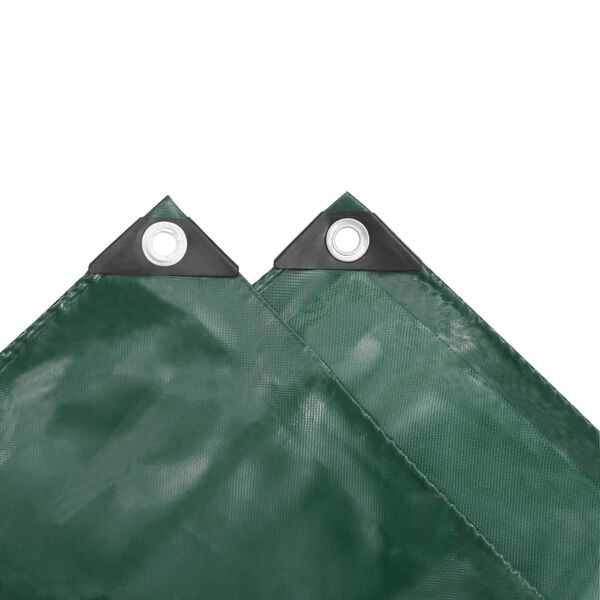 vidaXL Tarpaulin 650 g/m&sup2; 3x4 m Green