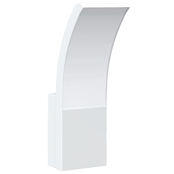 vidaXL Outdoor LED Wall Lights 2pcs White Die-cast Aluminium