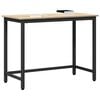 vidaXL Table Sonoma Oak 80 x 50 x 76.5 cm Engineered Wood and Steel