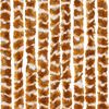 vidaXL Fly Curtain Ochre and White 100x230 cm Chenille