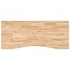 vidaXL Desk Top Untreated 120x60x2.5 cm Solid Wood Oak Rectangular
