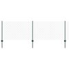 vidaXL Fence and Post Green 0.8 x 10 m Steel