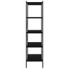vidaXL 5-Tier Shelving Unit Black 80x40x163 cm