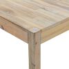 vidaXL Dining Table 120x70x75 cm Solid Acacia Wood