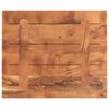 vidaXL Table Top 60x50x2.5 cm Rectangular Solid Wood Acacia