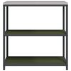 vidaXL Kitchen Storage with Shelf Olive Green 90 x 50 x 92 cm Steel