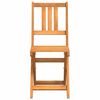vidaXL Garden Chair Folding 6 pcs Oil Natural 40 x 42 x 85 cm