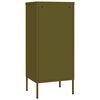 vidaXL Storage Cabinet Olive Green 42.5x35x101.5 cm Steel