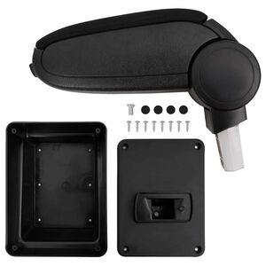 vidaXL Car Armrest for SKODA OCTAVIA (after 2014) Black 17x40x(31-49) cm ABS