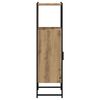 vidaXL Bathroom Cabinet Artisan Oak 33x33x120.5 cm Engineered Wood