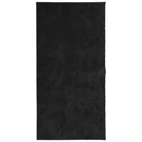 vidaXL Rug HUARTE Short Pile Soft and Washable Black 100x200 cm