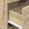 vidaXL Bedside Cabinet with 2 Drawers Sonoma Oak 36x36x68 cm