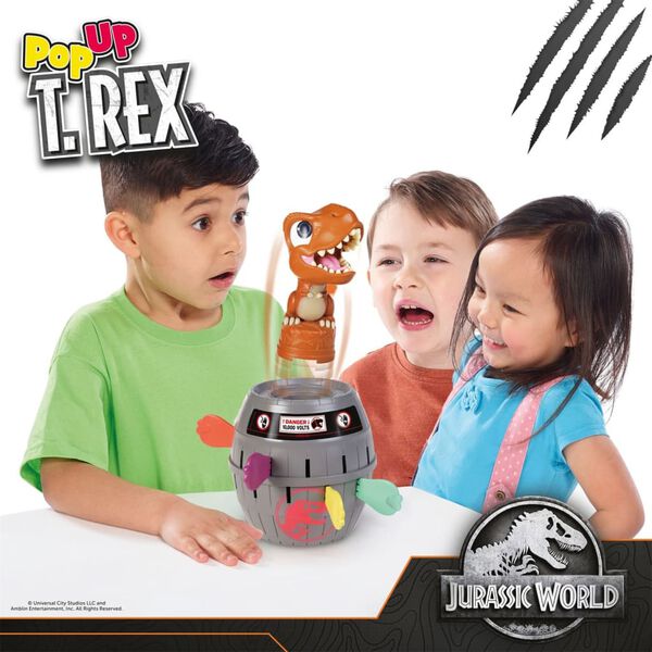 TOMY Bouncing Toy Dinosaur Pop Up T-Rex