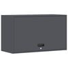 vidaXL Wall Cabinet for Garage with Gas-lift Door Anthracite