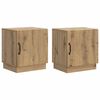 vidaXL Bedside Table 2 pcs Artisan Oak 43 x 34.5 x 47 cm