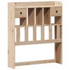 vidaXL Bed Frame without Mattress 100x200 cm Solid Wood Pine