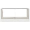 vidaXL Coffee Table White 75x50x33.5 cm Solid Pinewood