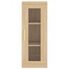 vidaXL Wall Mounted Cabinet Sonoma Oak 34.5x34x90 cm