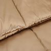 vidaXL Winter Duvet Gold 240 x 200 cm Satin and Microfiber
