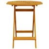 vidaXL 3 Piece Folding Bistro Set Solid Wood Acacia