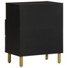 vidaXL Bedside Cabinet Black 50x33x62 cm Engineered Wood