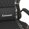 vidaXL Massage Gaming Chair Black and Camouflage Faux Leather