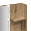 vidaXL Dressing Table with LED Artisan Oak 60x40x140 cm