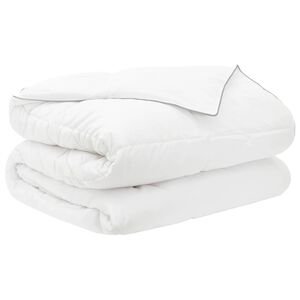 vidaXL Summer Duvet 260 x 220 cm Summer 150 gsm Bamboo Fiber White
