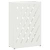 vidaXL Umbrella Stand White 28 x 12 x 41 cm Steel