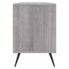vidaXL TV Cabinet Grey Sonoma 150x30x44.5 cm Engineered Wood