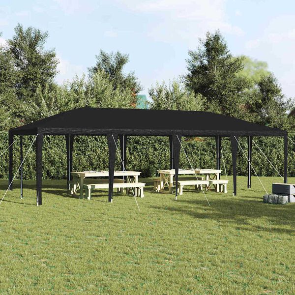 vidaXL Party Tent Anthracite 800 x 400 x 266 cm Polyethylene and Steel