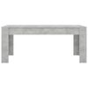 vidaXL Dining Table Concrete Grey 180x90x76 cm Engineered Wood