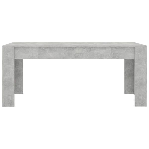 vidaXL Dining Table Concrete Grey 180x90x76 cm Engineered Wood