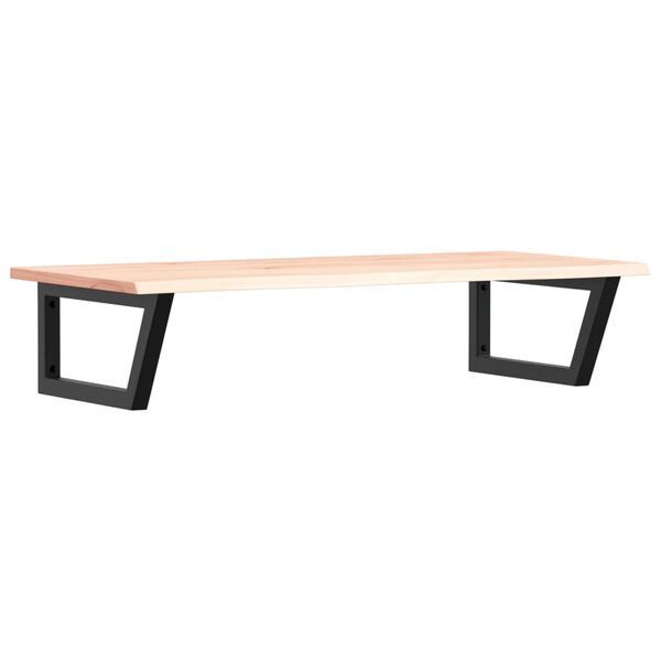 vidaXL Basin Shelf Wall Mounted Steel and Solid Wood Oak