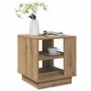 vidaXL Coffee Table Artisan Oak 40x40x43 cm Engineered Wood
