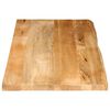 vidaXL Table Top Live Edge 140x60x3.8 cm Solid Wood Mango