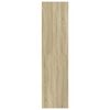 vidaXL Wardrobe Sonoma Oak 80x50x200 cm Engineered Wood