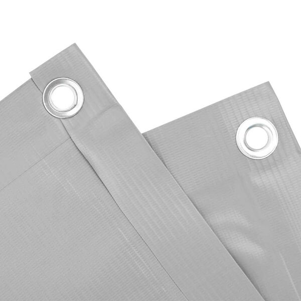 vidaXL Balcony Privacy Screen Grey 1000x75 cm PVC