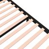 vidaXL Bed Frame without Mattress Black Solid Wood 140x190 cm
